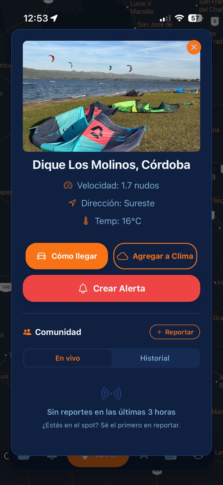 Pantalla de Spots